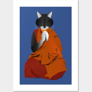 Lama Tuxedo Cat Posters and Art